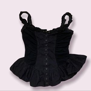 Betsey Johnson peplum top